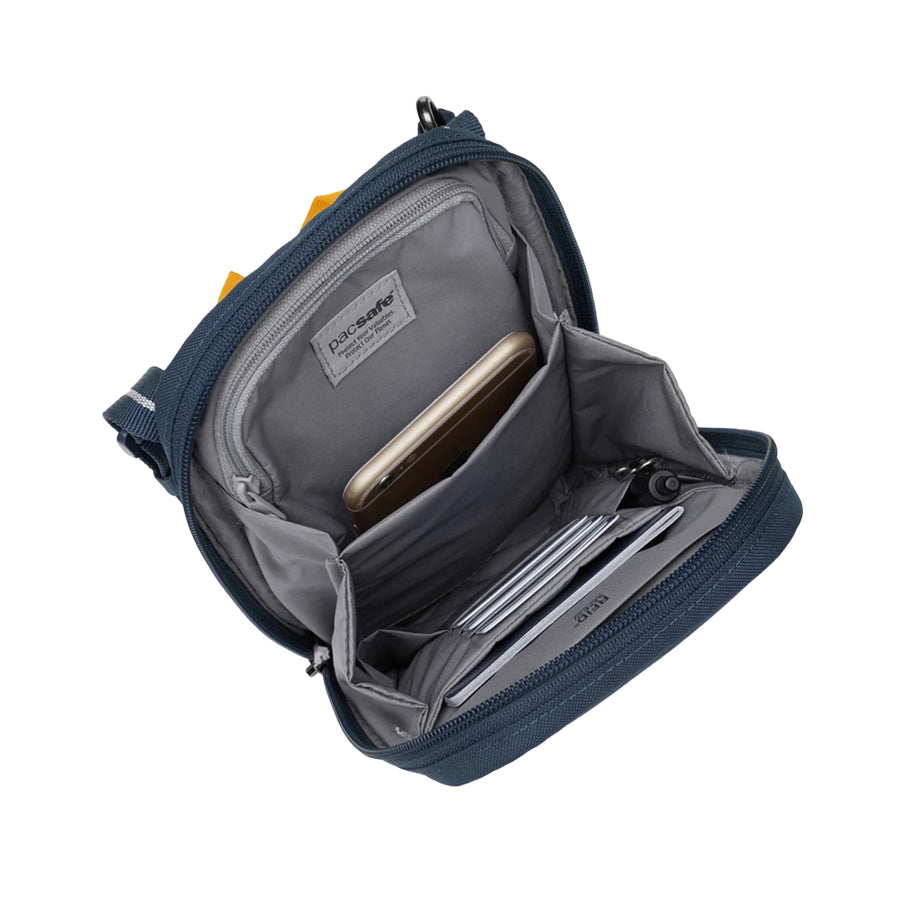 PACSAFE Rfidsafe Tech Crossbody - Coastal Blue