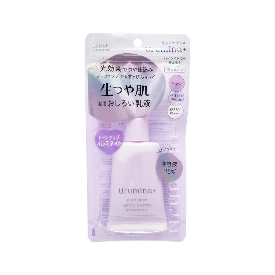 KOSE Urumina Plus Pure Glow Oshiroi UV Milk - Shine Snow (35g)