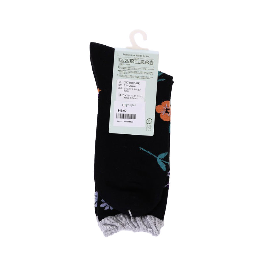 ASSIST S26 AS Outline Mesh Flower High Crew Socks - W 2J71000