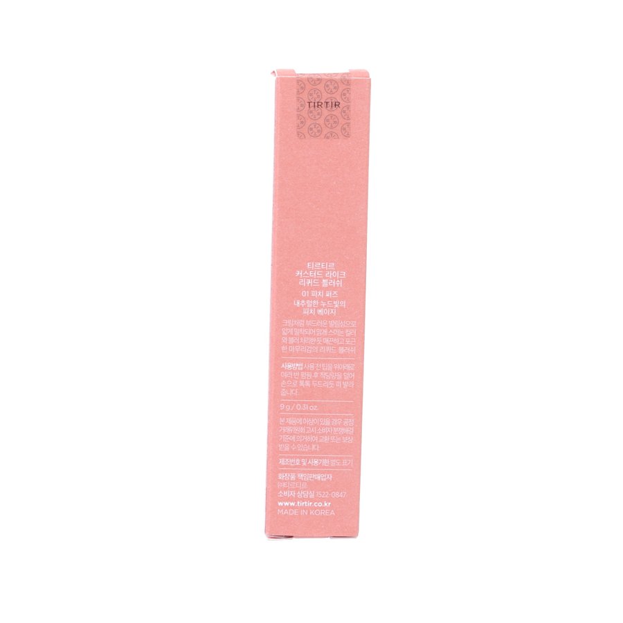 TIRTIR Custard Like Liquid Blush 01 Peach Fuzz