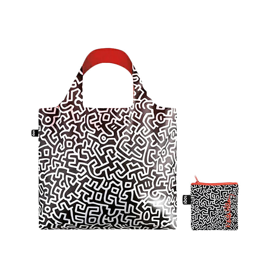 LOQI Foldable Bag - Keith Haring Untitled Recycled