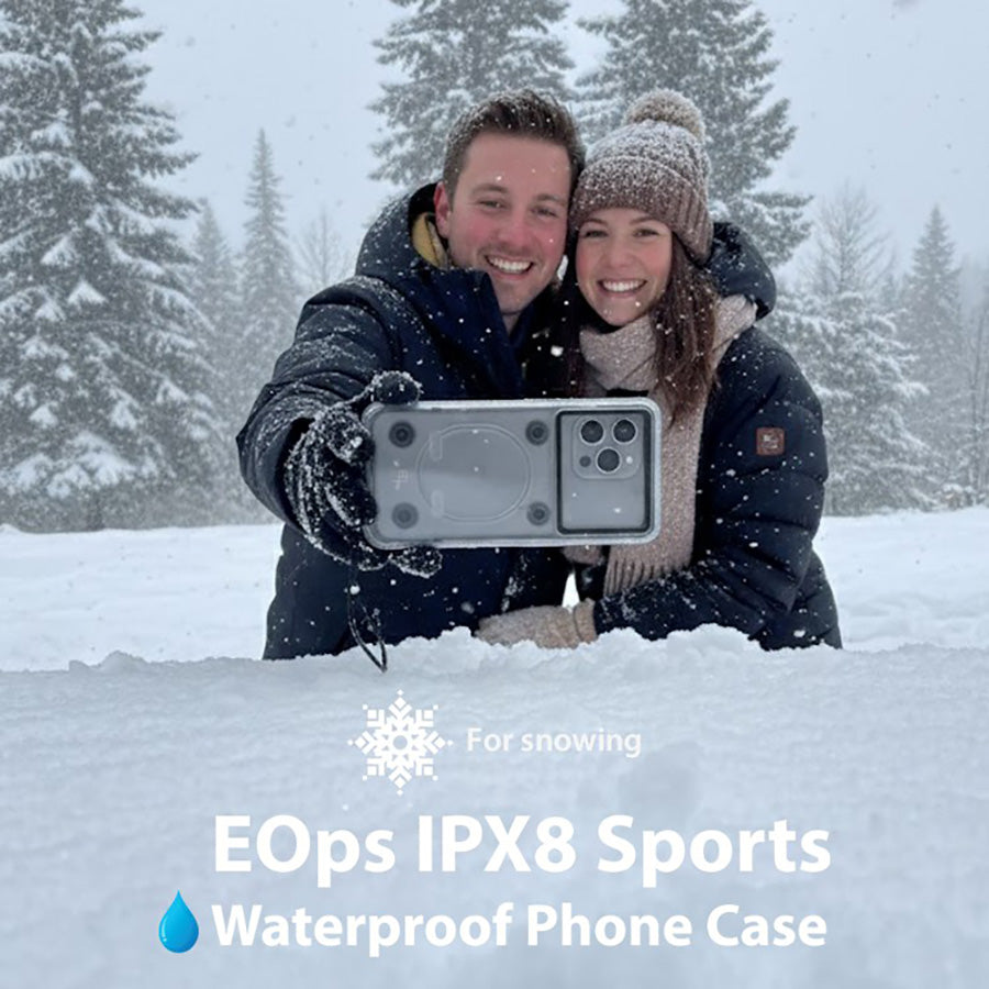 EOPS IPX8 Sports Waterproof Phone Case - Black