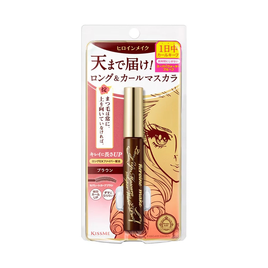 HEROINE MAKE Long Up Mascara Super Waterproof - 02 Brown (6g)