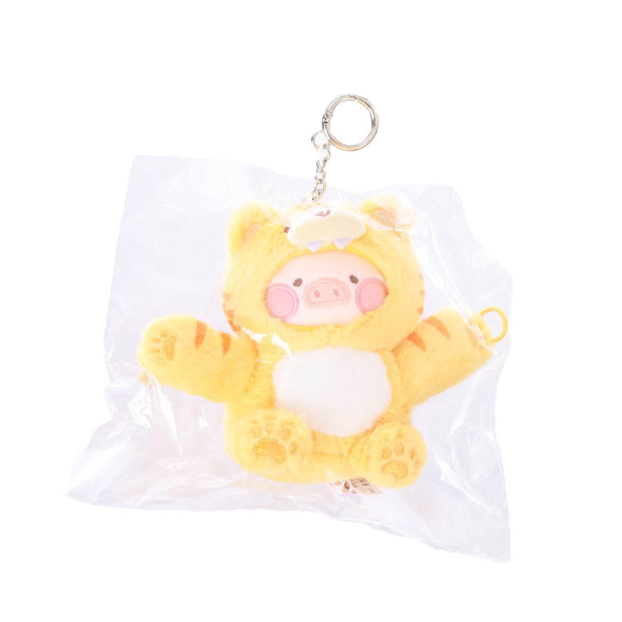 LULU THE PIGGY LuLu the Piggy Animal Party Vol. 2 - Huggy Plush Keychain (Tiger Lu ver.)