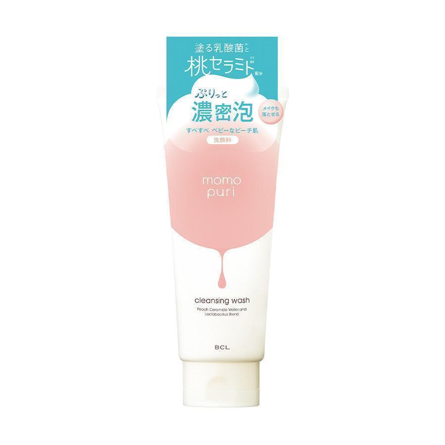 BCL Momo Puri Moist Cleansing Wash (150g) - LOG-ON
