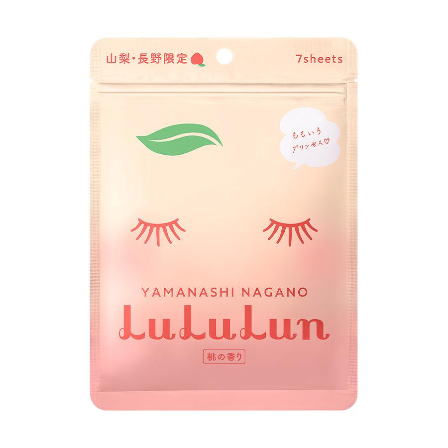 LULULUN Face Mask Yamanasi / Nagano Peach 7pcs (108mL) - LOG-ON