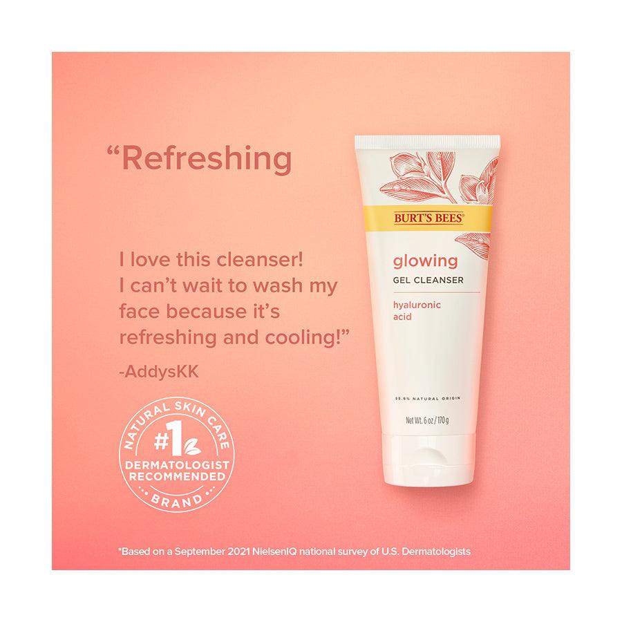 BURTS BEES Glowing Gel Cleanser (170g) - LOG-ON