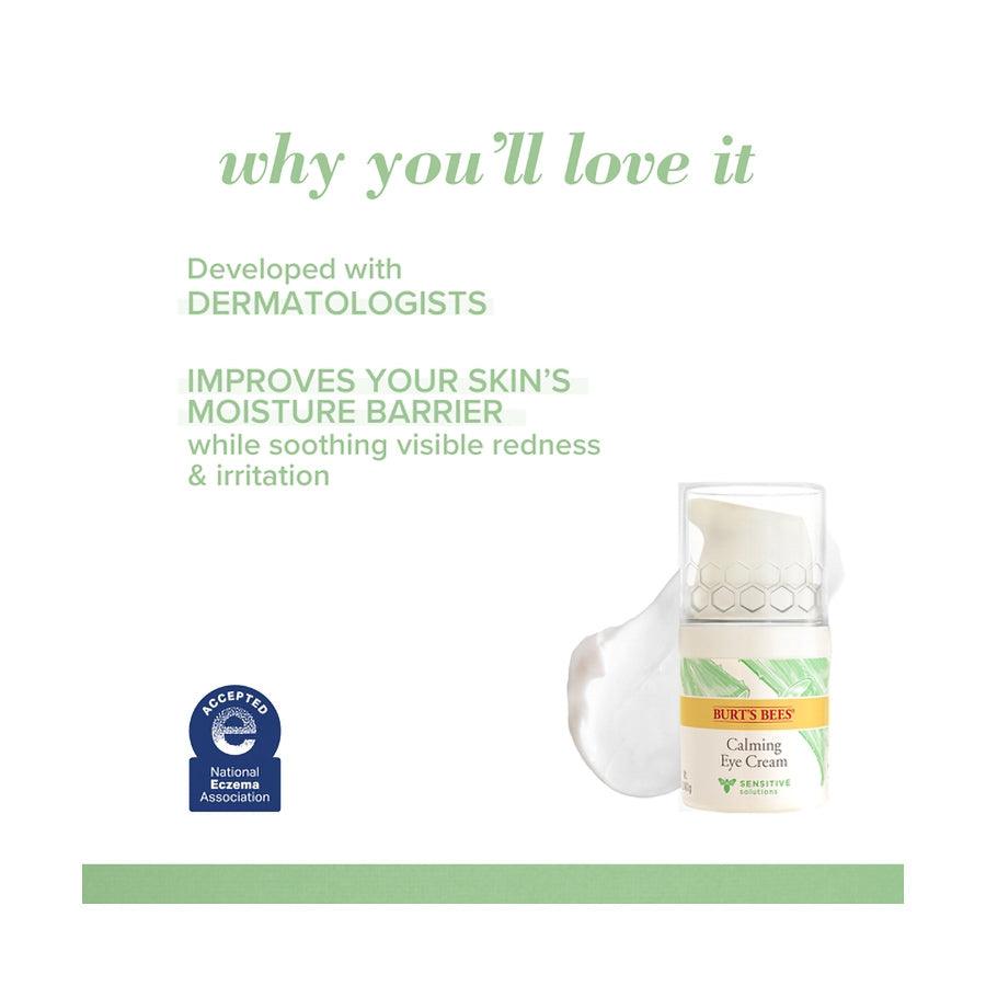 BURTS BEES BURT'S BEES SENSITIVE CALMING EYE CREAM (14.1g) - LOG-ON