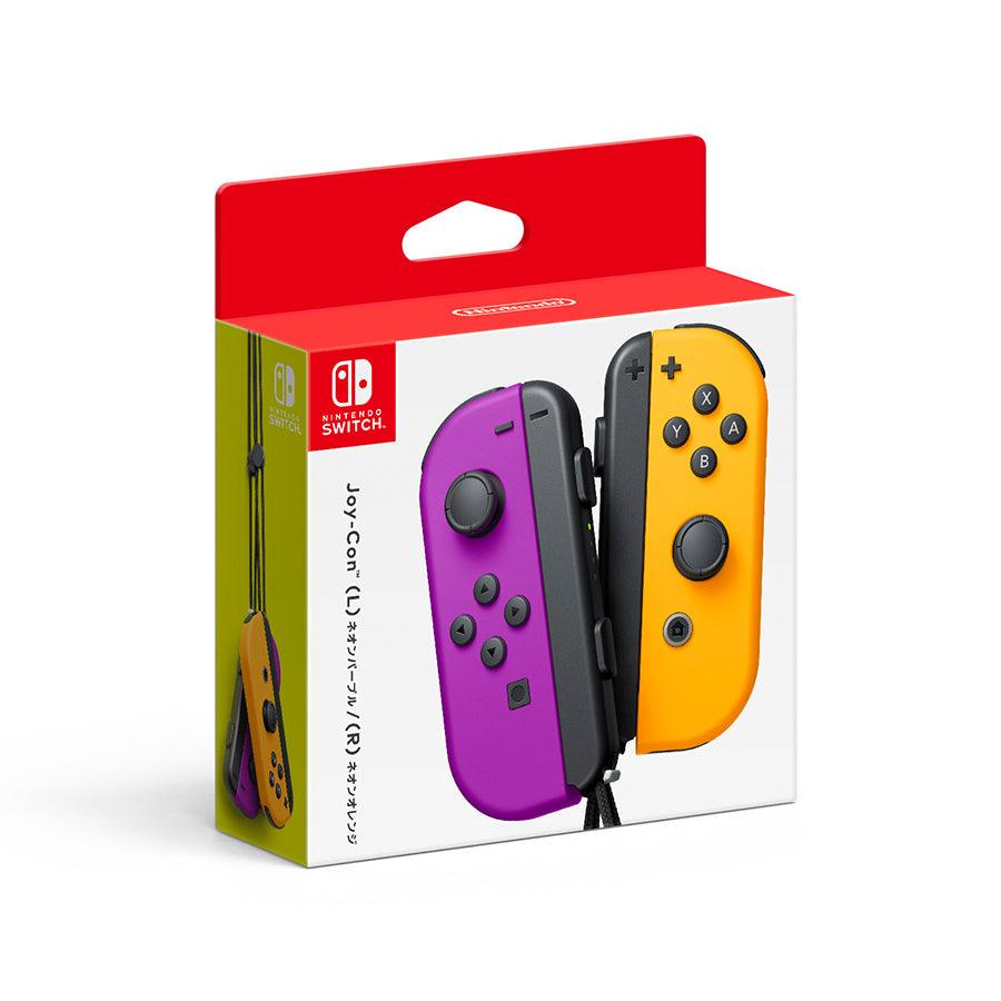 NINTENDO Switch Joy-Con Neon Purple/Orange - LOG-ON