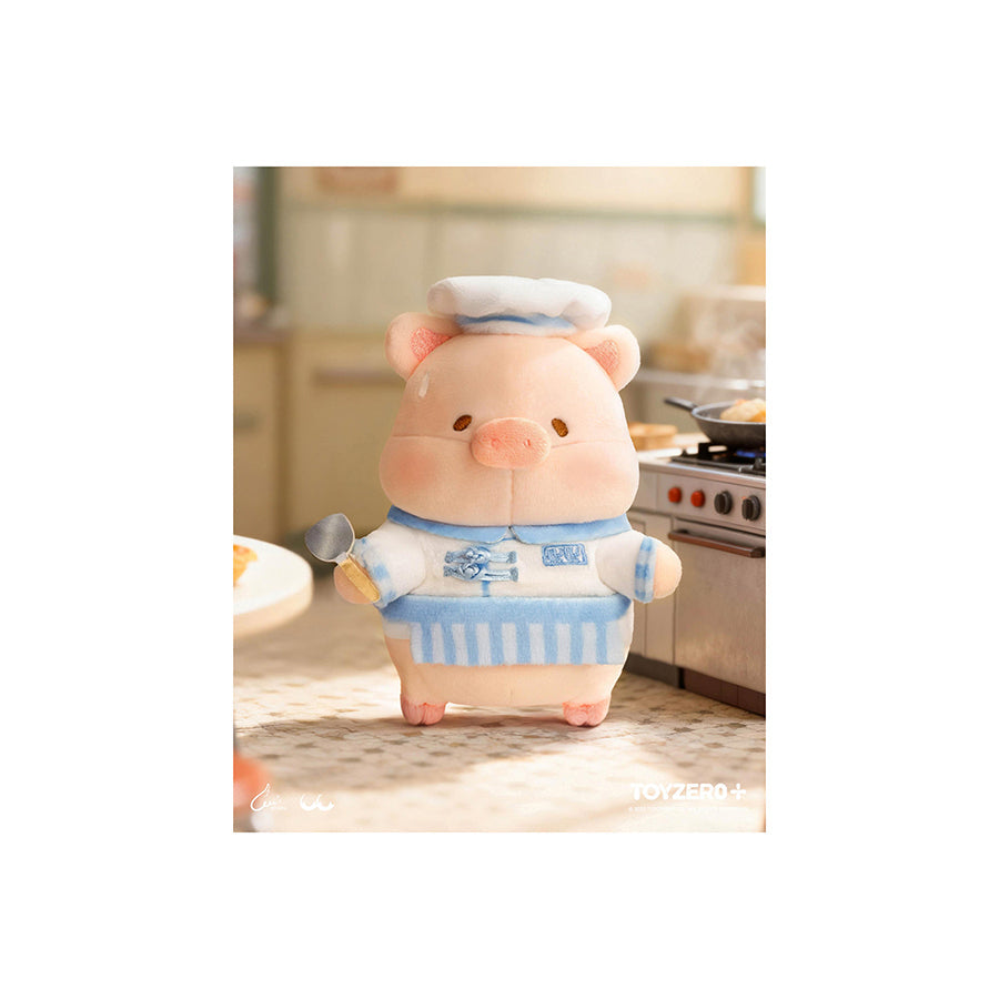 LULU THE PIGGY LuLu the Piggy Lu's Table - Master Chinese Chef Lu Plush Keychain