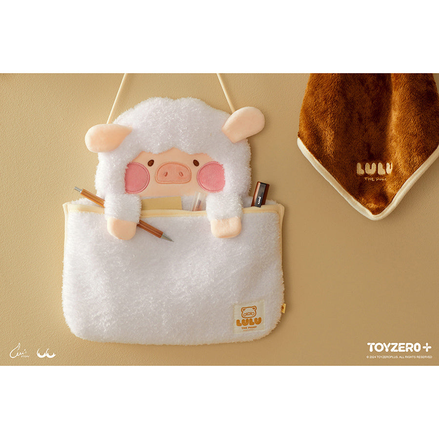 TOYZEROPLUS 罐頭豬LuLu 變裝系列 掛牆收納袋 豬羊