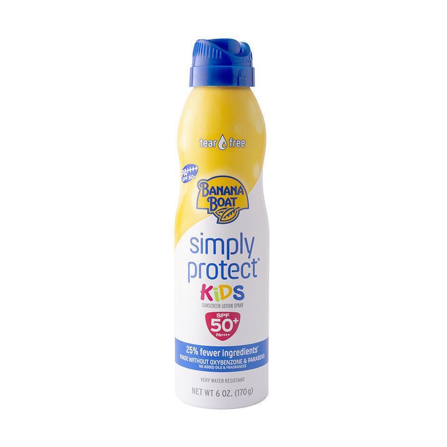 BANANA BOAT Simply Protect Kids Spray SPF50+ (170g) - LOG-ON