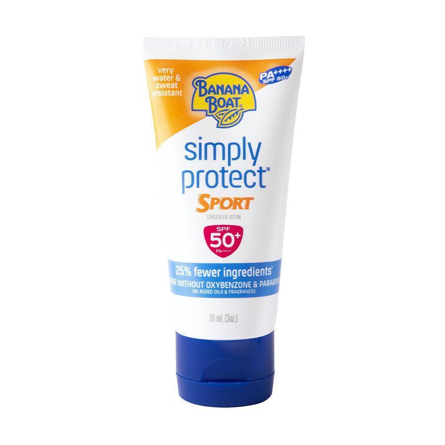 BANANA BOAT Simply Protect Sport Lotion SPF50+ (90mL) - LOG-ON