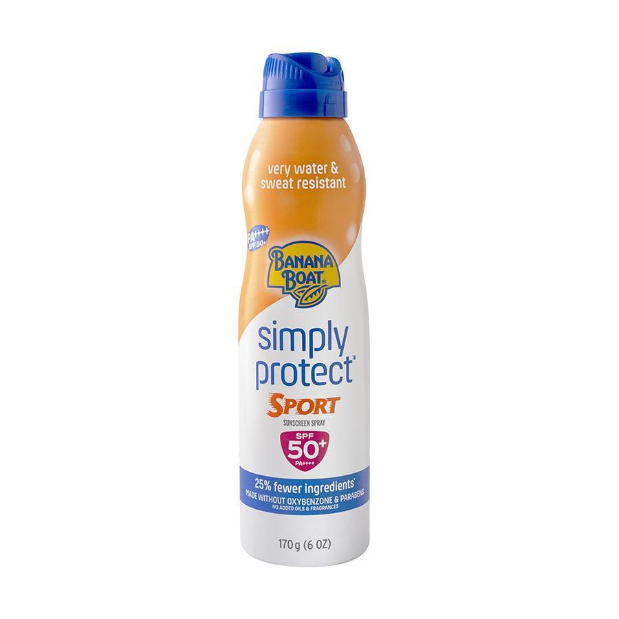 BANANA BOAT Simply Protect Sport Spray SPF50+ (170g) - LOG-ON