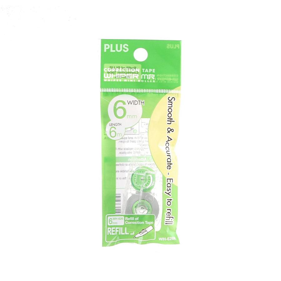 PLUS WHIPER MR CORRECT TAPE 6MM REFILL - LOG-ON