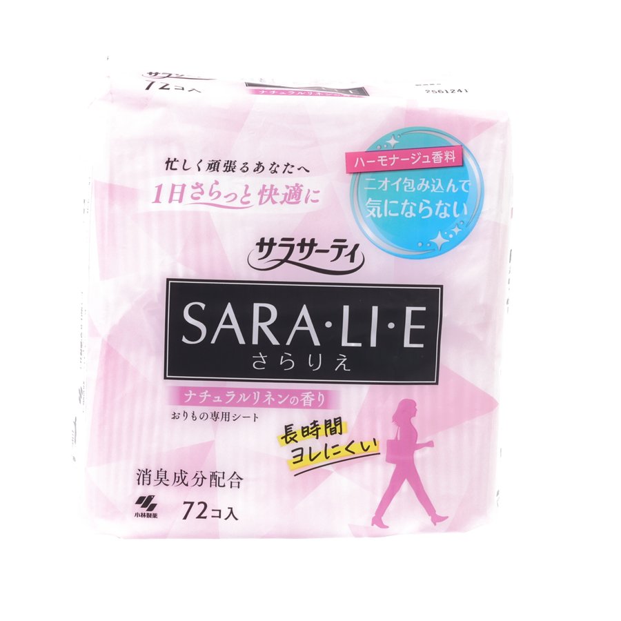 KOBAYASHI SARALIE PANTY LINERS W/ FRAGRANCE 72'S