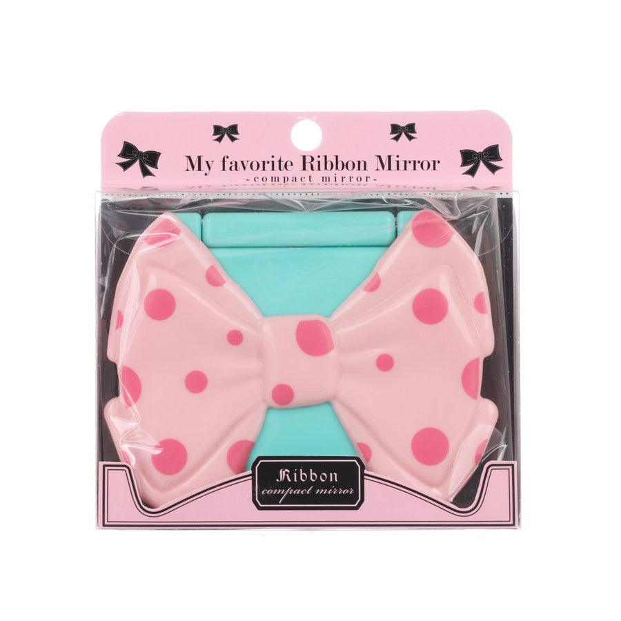YAMAMURA Ribon Compact Mirror Mint (85g) - LOG-ON