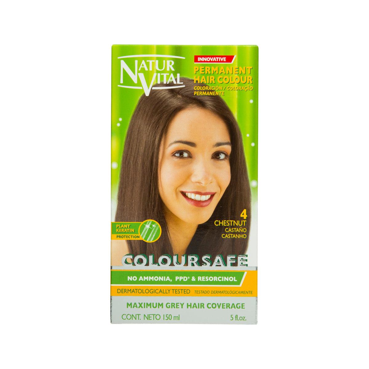 NATUR VITAL Perm Hair Color (4-Chestnut Hair) - LOG-ON