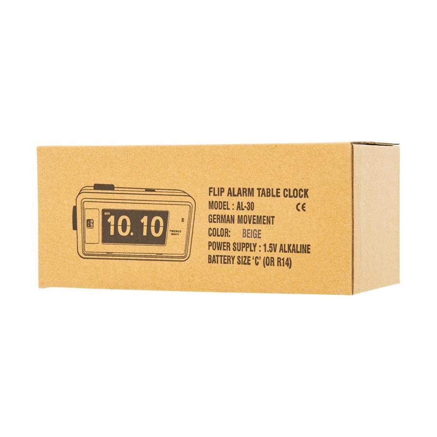 TWEMCO TWEMCO Alarm Flip Clock AL-30 (Beige) - LOG-ON