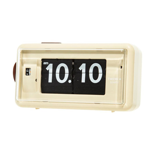 TWEMCO TWEMCO Alarm Flip Clock AL-30 (Beige) - LOG-ON