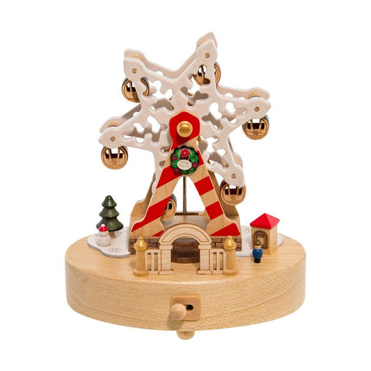 JEAN CULTRAL Music Go Round X'mas Ferris Wheel Snowfk - LOG-ON