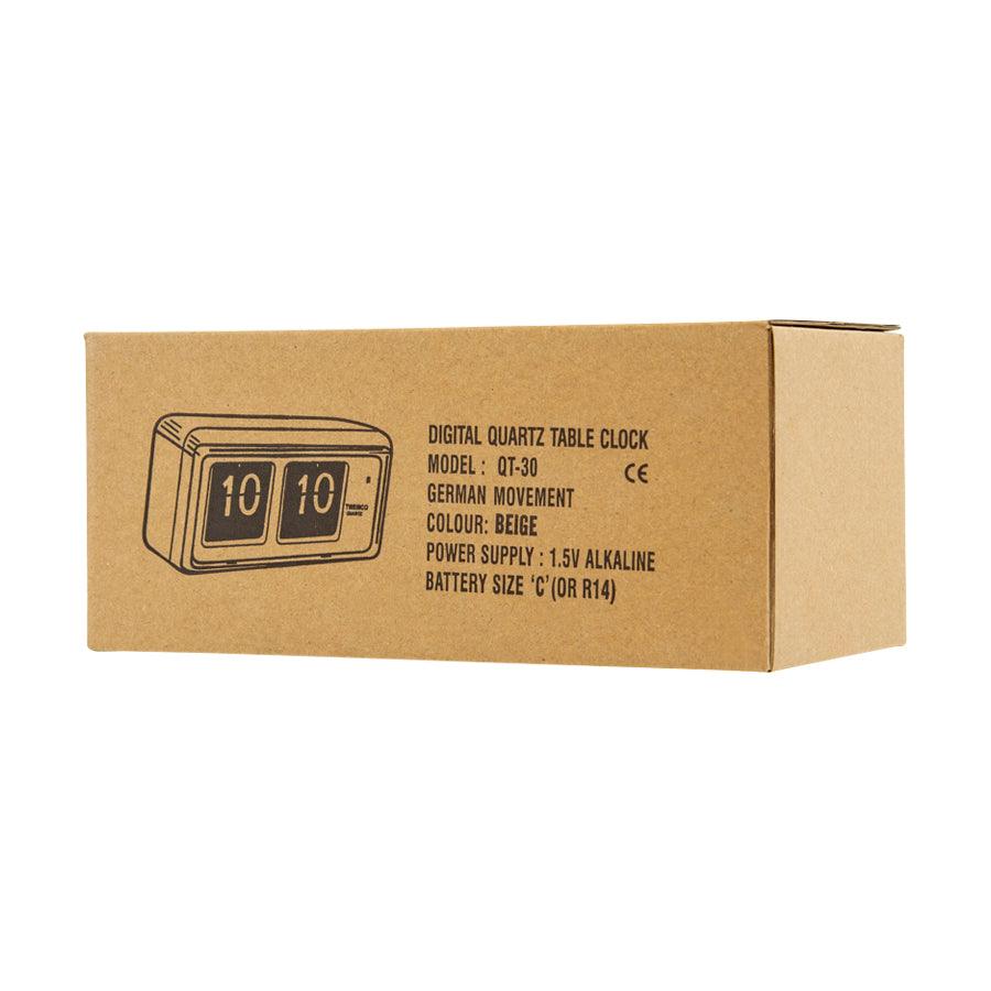TWEMCO Flip Clock QT-30 (Beige) - LOG-ON