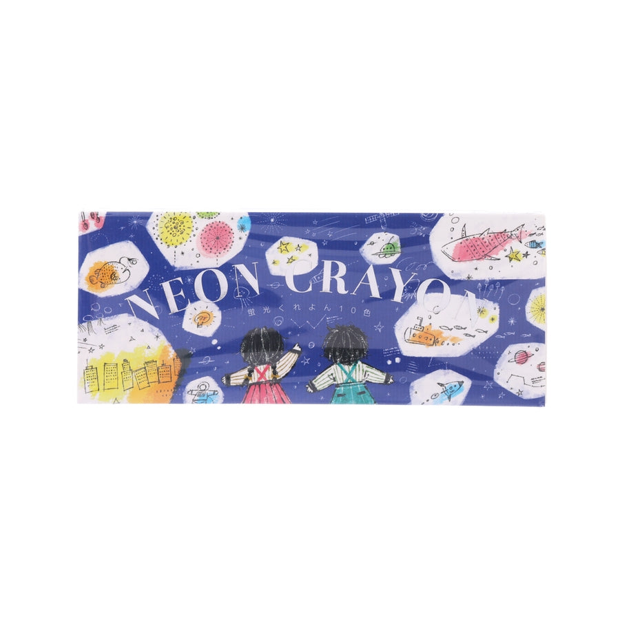 KOKUYO Neo Crayon - 10 Colors  (105g)