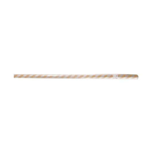YUCCA Roll Wrapping Paper - Stripe Gold/Sliver 50X95cm - LOG-ON