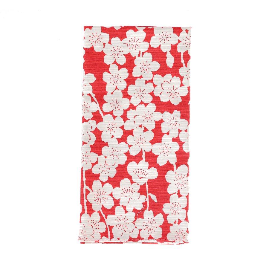 YAMADASENI Furoshiki Sakura - Pink & Green 48X48cm (34g) - LOG-ON