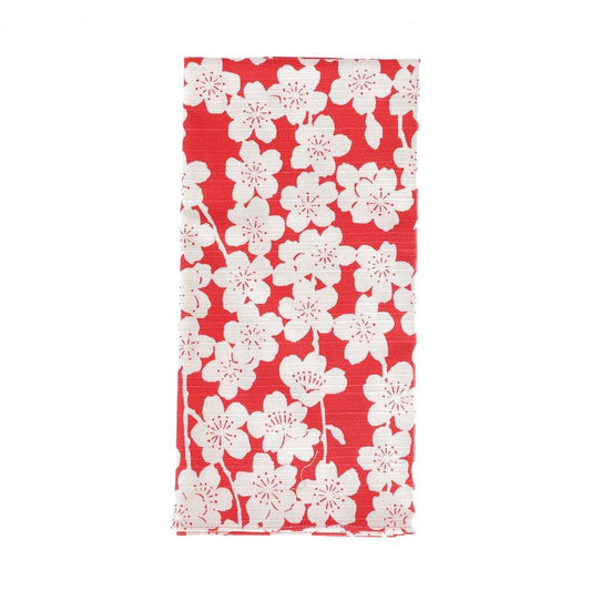 YAMADASENI Furoshiki Sakura - Pink & Green 48X48cm (34g) - LOG-ON