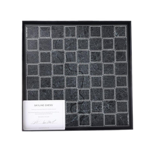 SKYLINE_CHESS Skyline Chess London Acrylic (Wooden BD) - LOG-ON