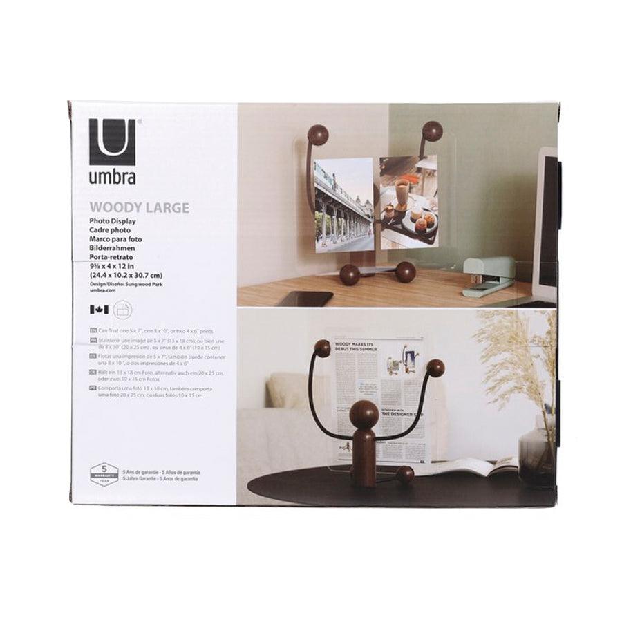 UMBRA Woody Desk PD Large Black/Walnut - LOG-ON