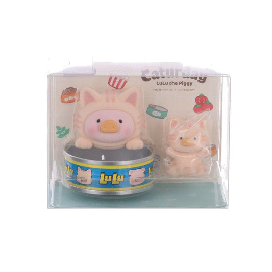 TOYZEROPLUS LuLu The Piggy Caturday 3D Magnet - LOG-ON