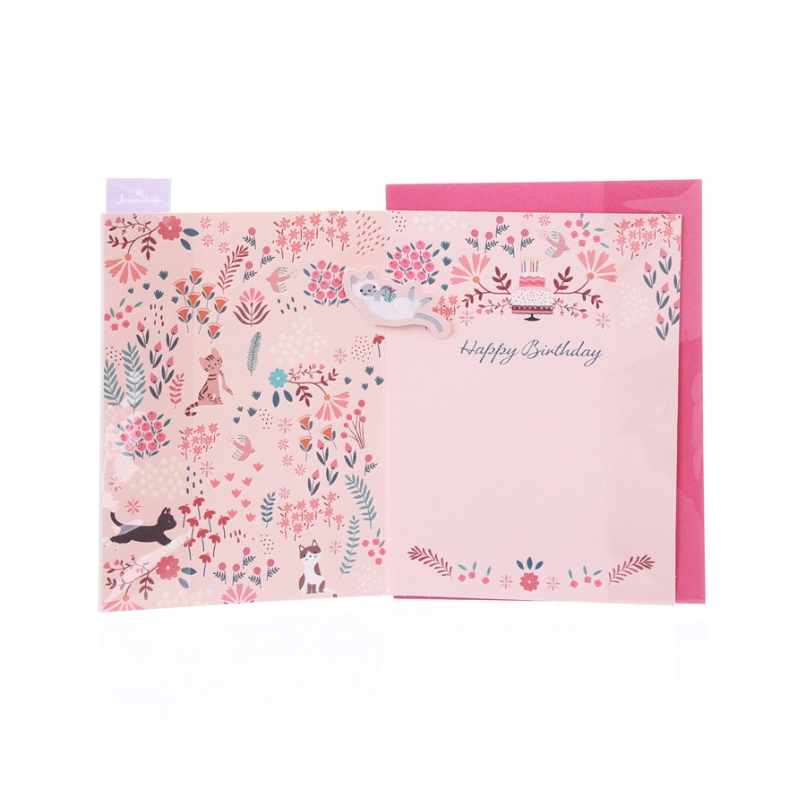 HALLMARK Birthday Card Pop Up - Cat  (20g)