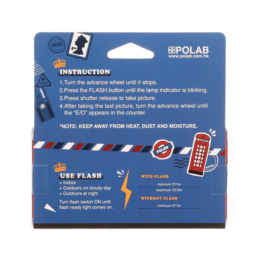 POLAB Goodie Single-use Film Camera England - LOG-ON