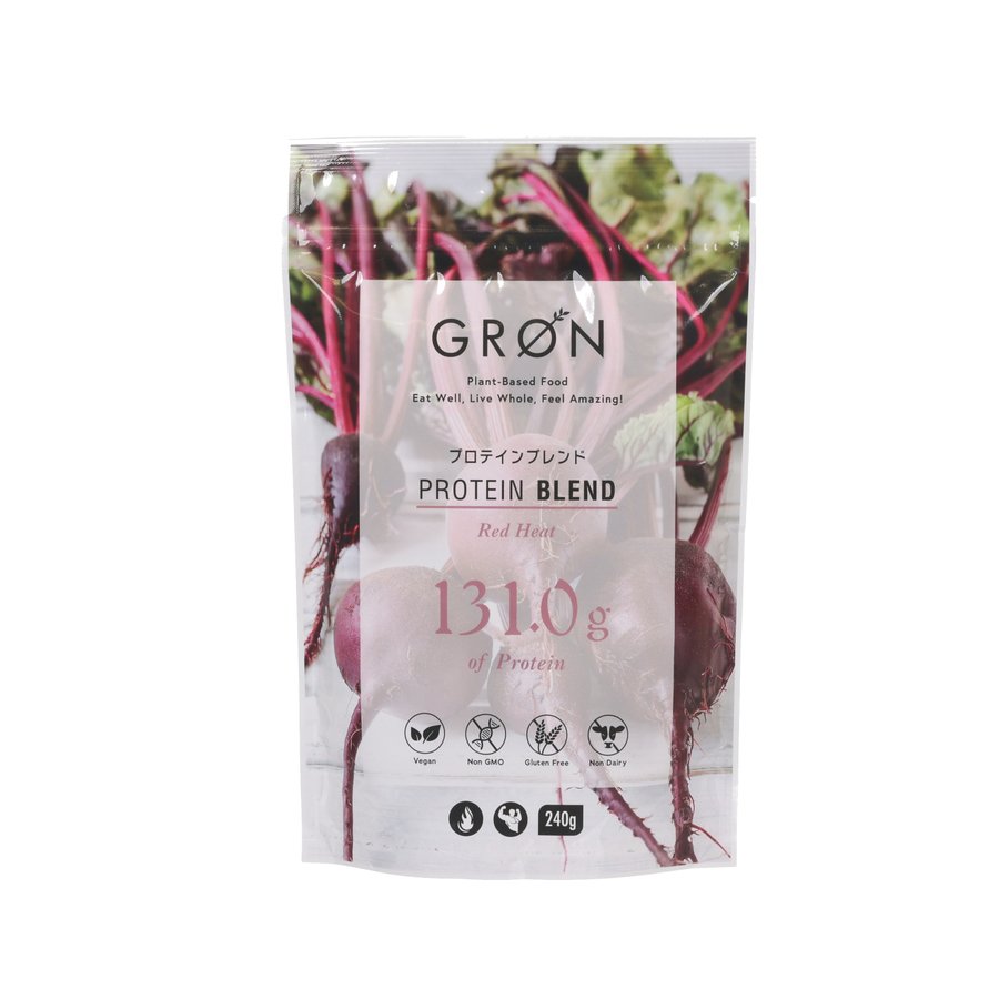 GRON Protein Blend - Red Heat (240g) – LOG-ON (Corporate Program)