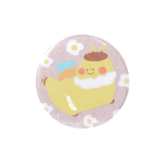 TOYZEROPLUS Foodie Dinosaur Tinplate Badge