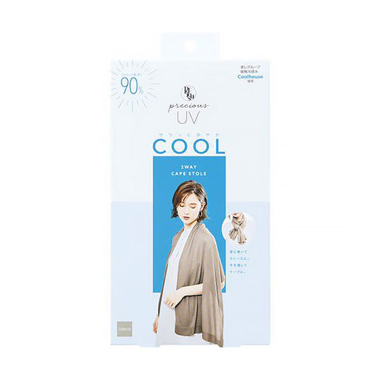 COGIT Preclous Uv Cool Cape Stole-Gy  (145g)