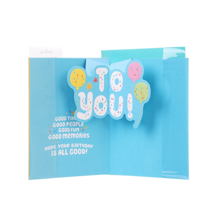 HALLMARK Birthday Card Pop Up - Balloon  (20g)