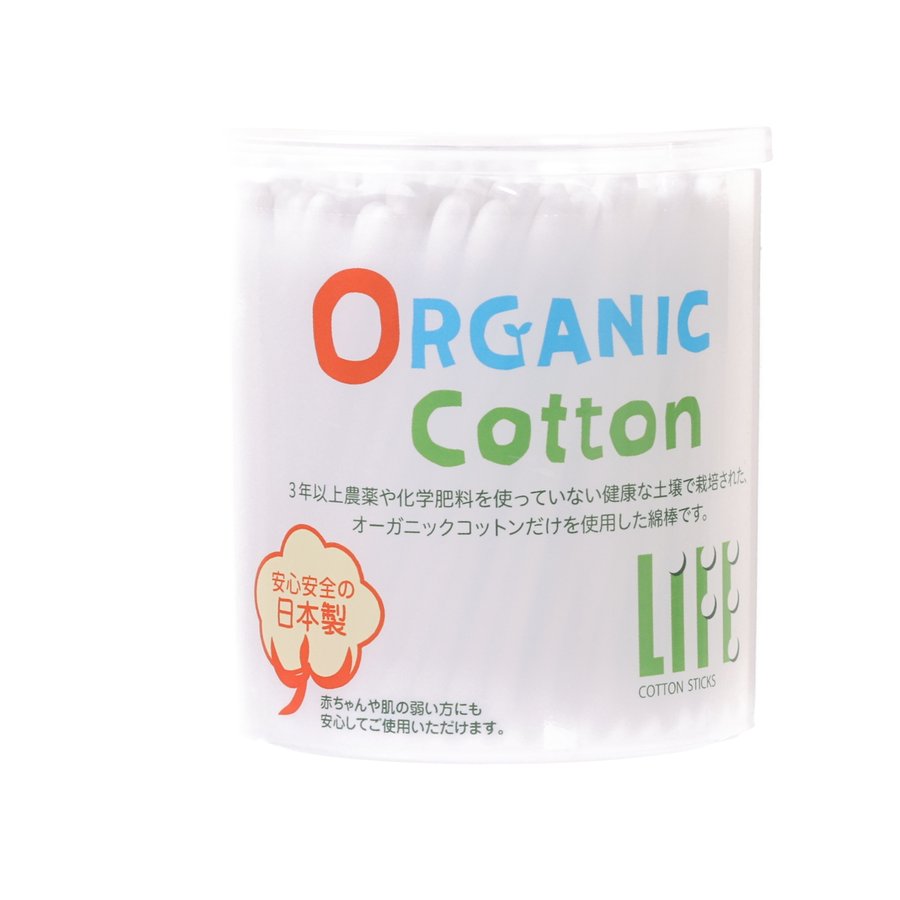 HEIWAMEDIC ORGANIC COTTON SWAB 200P  (75g)
