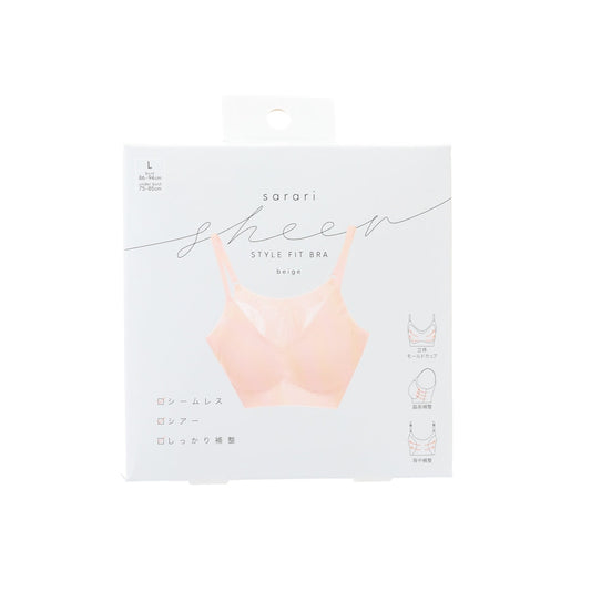 COGIT Sararisheer Style Fit Bra L  (60g)