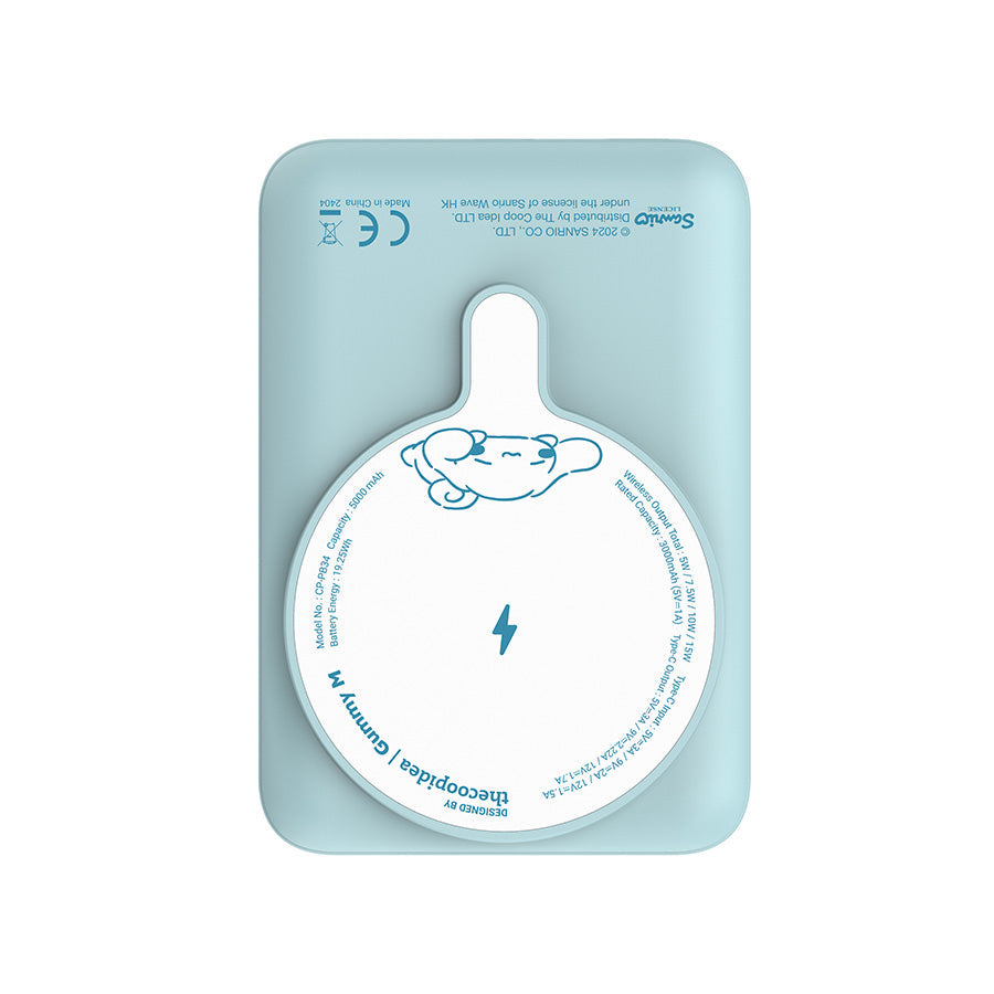 THECOOPIDEA Thecoopidea X Sanrio Gummy M 5000mAh (19.25 WH) Cassette Style Mag.Powerbank Cinnamoroll