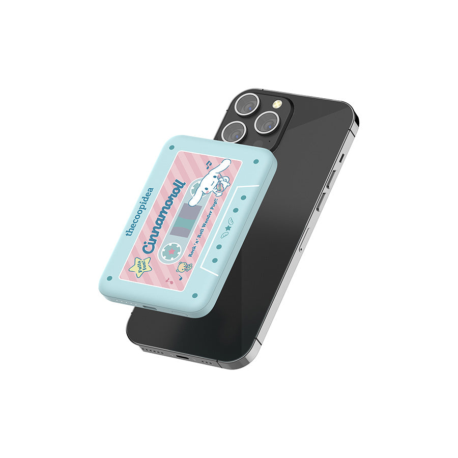 THECOOPIDEA Thecoopidea X Sanrio Gummy M 5000mAh (19.25 WH) Cassette Style Mag.Powerbank Cinnamoroll