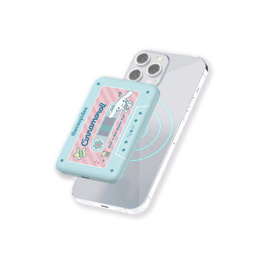 THECOOPIDEA Thecoopidea X Sanrio Gummy M 5000mAh (19.25 WH) Cassette Style Mag.Powerbank Cinnamoroll