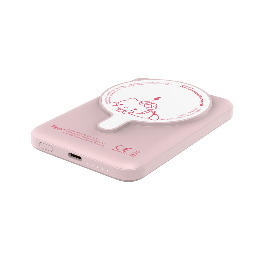 THECOOPIDEA Thecoopidea X Sanrio Gummy M 5000mAh (19.25 WH) Cassette Style Mag.Powerbank Hello Kitty