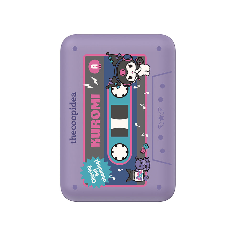 THECOOPIDEA Thecoopidea X Sanrio Gummy M 5000mAh (19.25 WH) Cassette Style Mag.Powerbank Kuromi