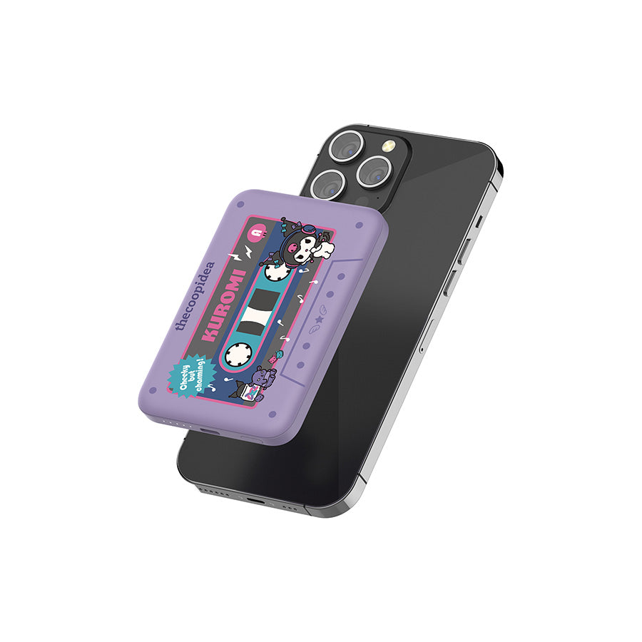 THECOOPIDEA Thecoopidea X Sanrio Gummy M 5000mAh (19.25 WH) Cassette Style Mag.Powerbank Kuromi