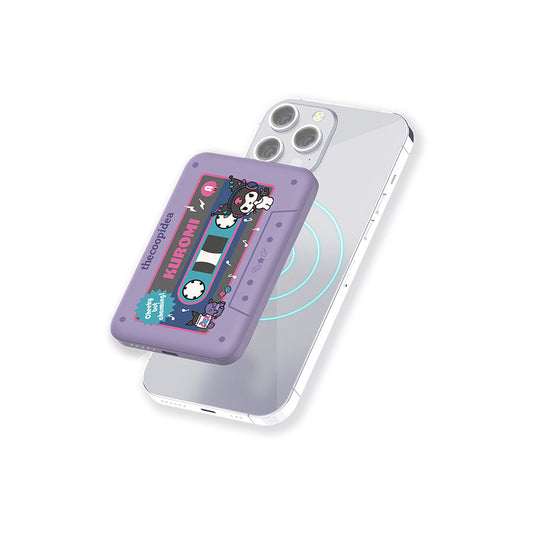 THECOOPIDEA Thecoopidea X Sanrio Gummy M 5000mAh (19.25 WH) Cassette Style Mag.Powerbank Kuromi