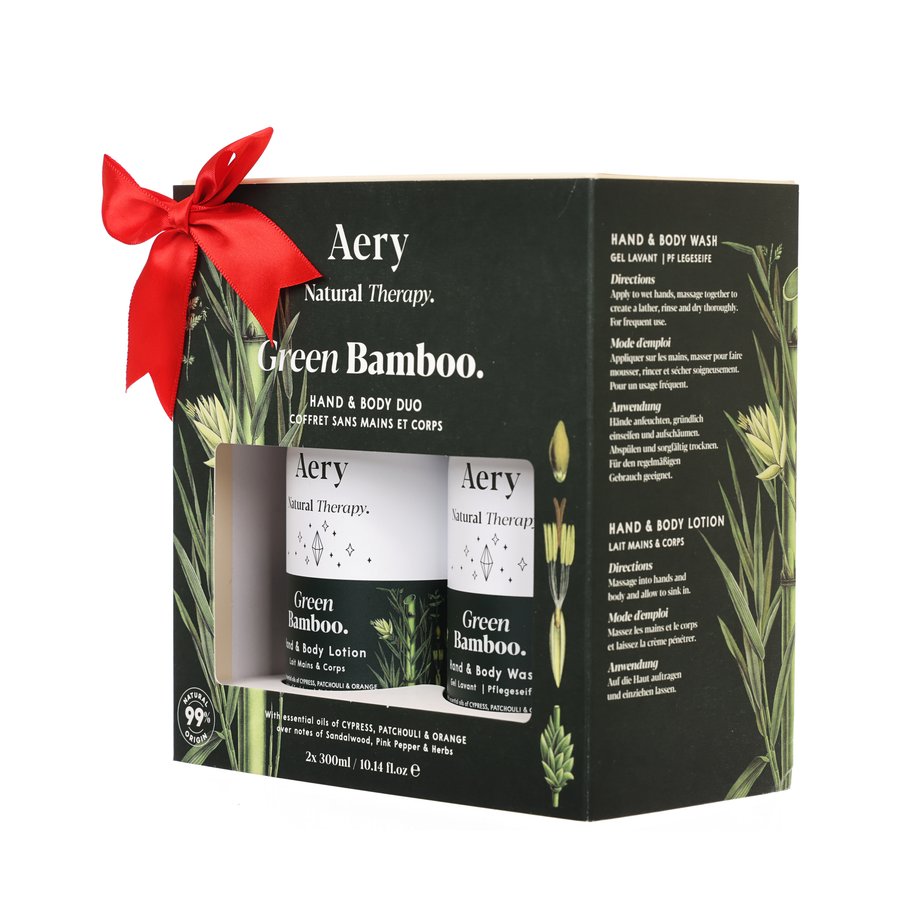 AERY LIVING Green Bamboo Hand & Body Wash and Lotion  (915g)