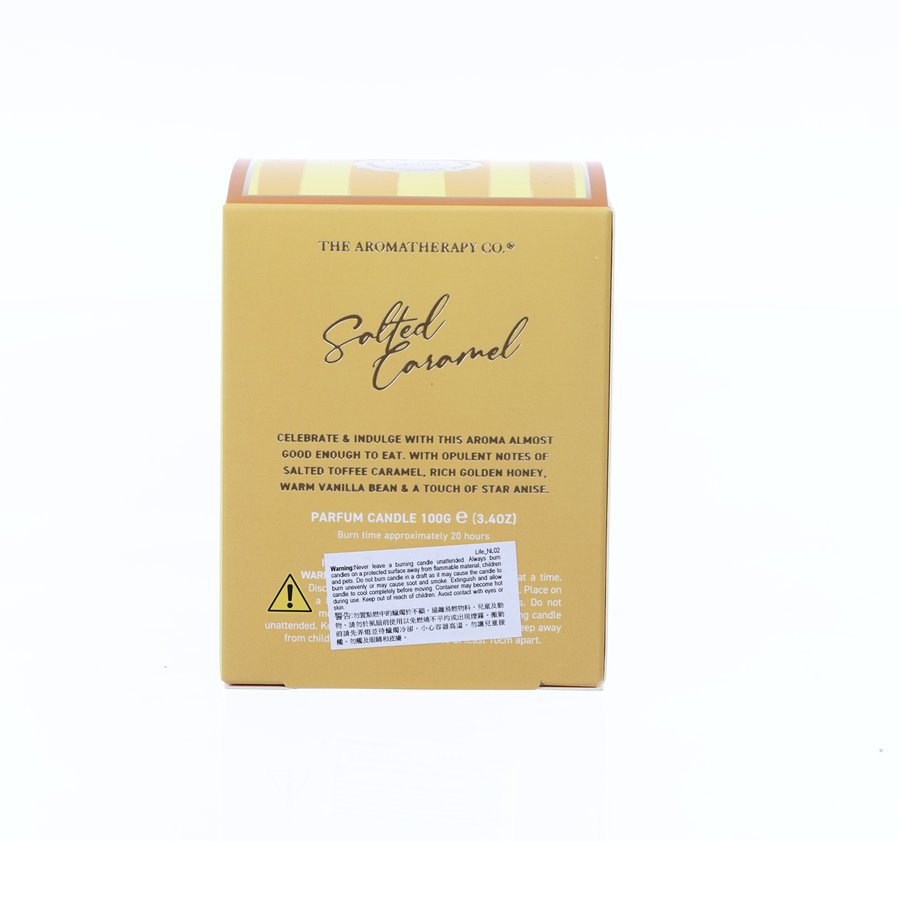 THE AROMATHERAPY COMPANY Salted Caramel Festive Votive Candle 100g